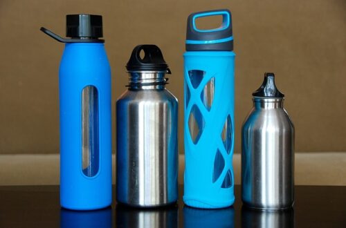 Sustainable reusable water bottles