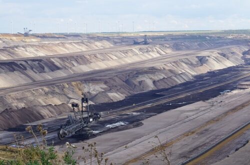 open pit mine